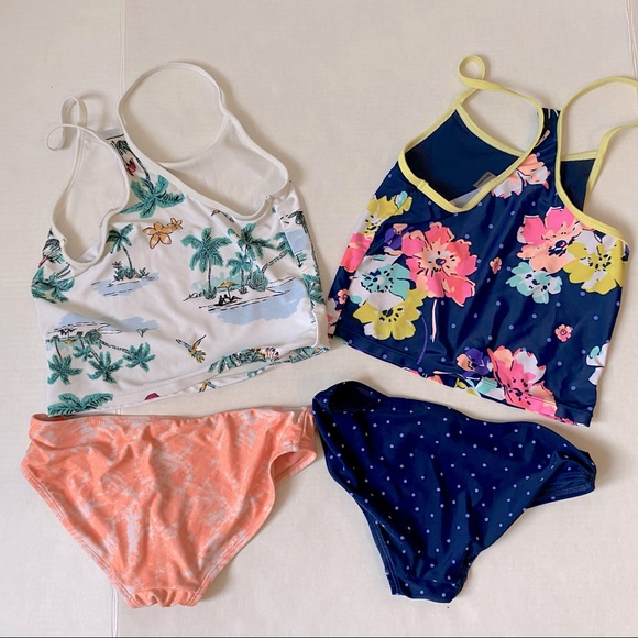 Old navy kid girls Tankini swimsuit lot - size Large - Picture 5 of 7